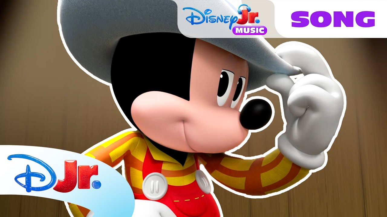 Mickey Mouse and friends perform on a farm stage