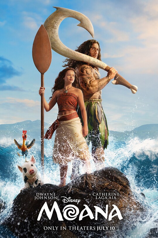 Official poster for Disney's live-action Moana