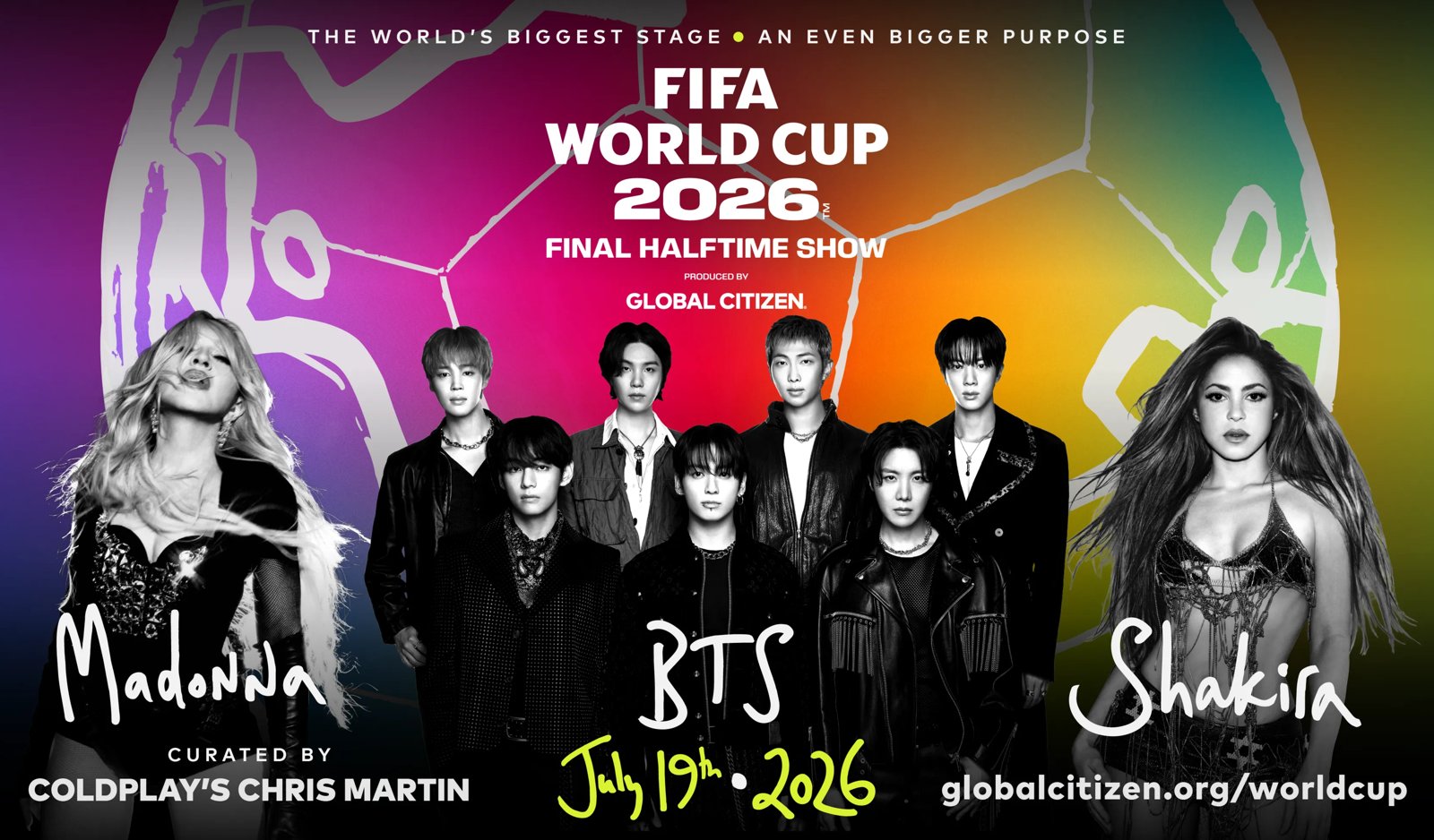 FIFA World Cup 2026 Final Halftime Show artwork