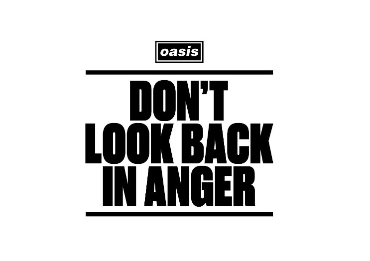 Oasis: Don't Look Back in Anger title artwork