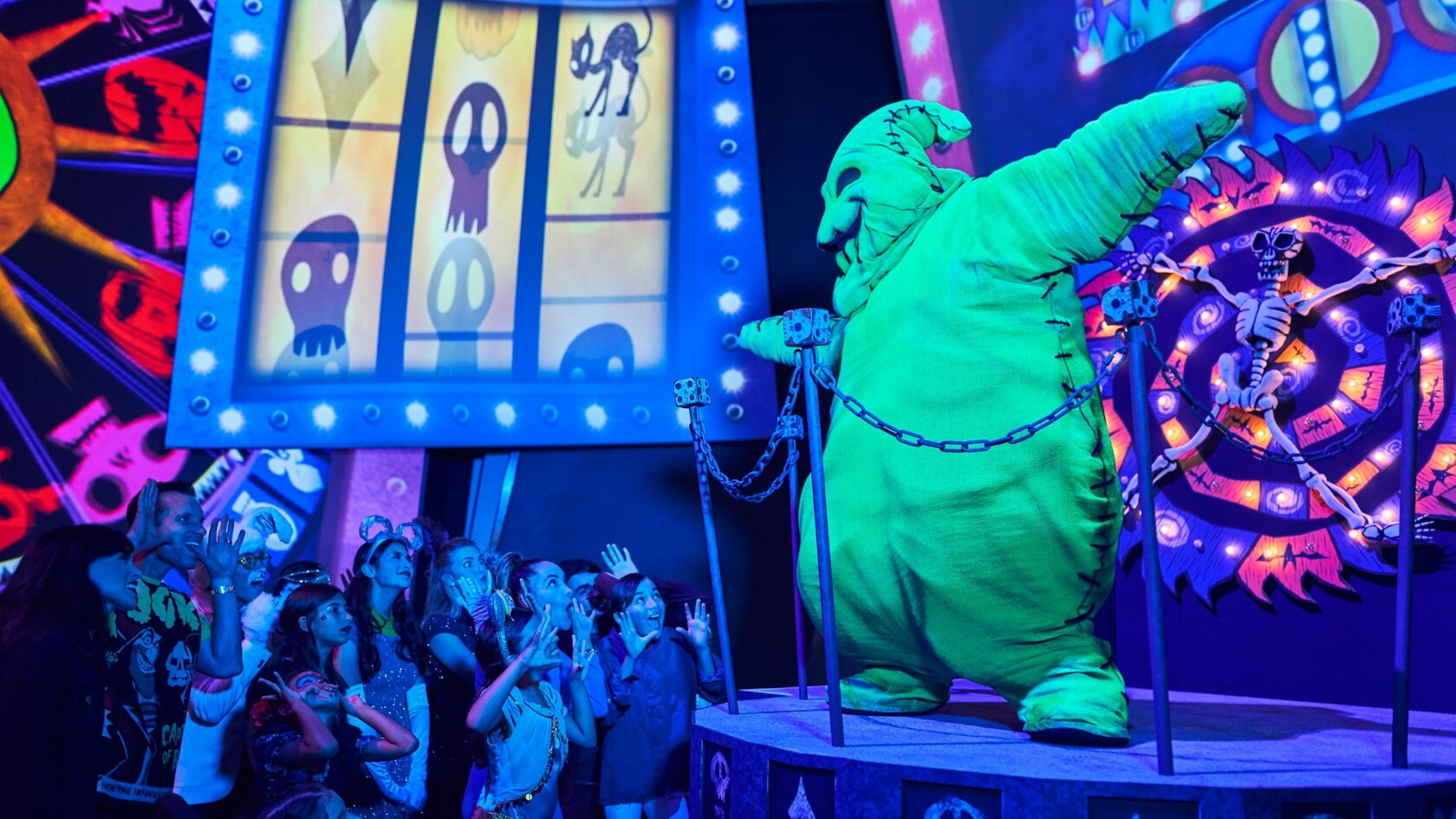 Oogie Boogie Bash artwork at Disney California Adventure