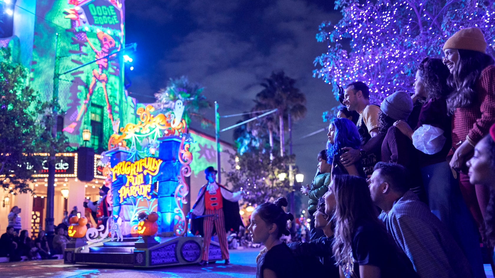 Frightfully Fun Parade during Oogie Boogie Bash at Disney California Adventure