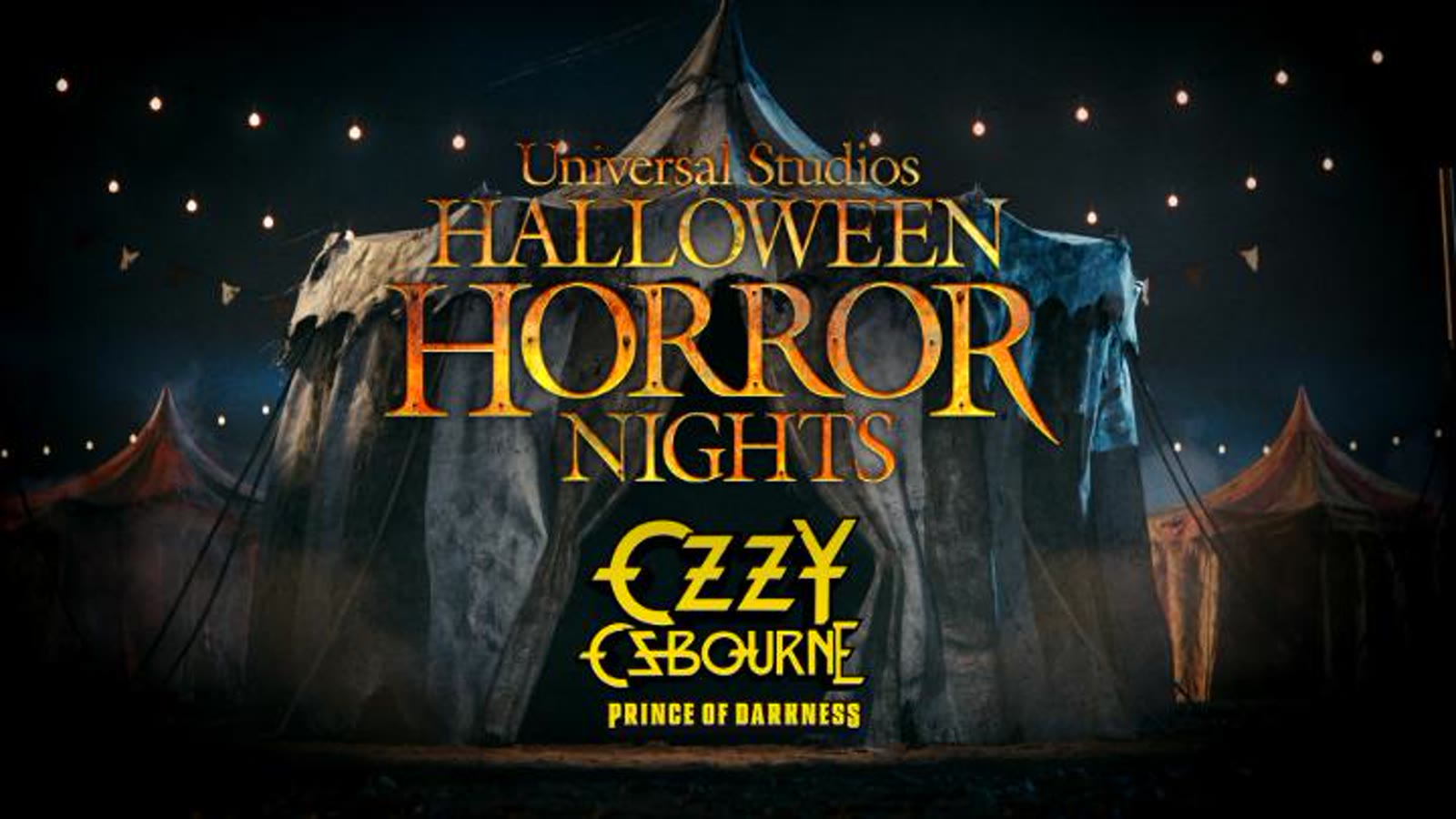 Ozzy Osbourne Prince of Darkness Halloween Horror Nights title art