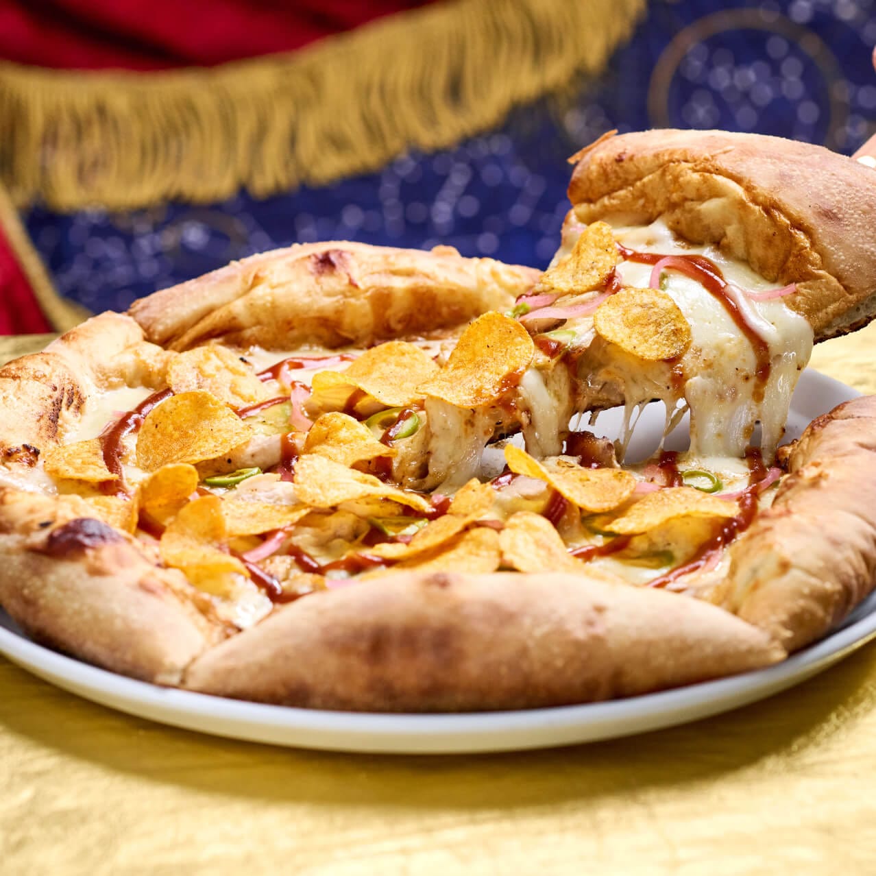 The Space Cowboy pizza at Pizza Moon