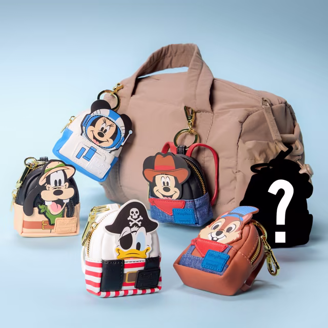 Disney attraction-costume Loungefly mini-backpack mystery charms
