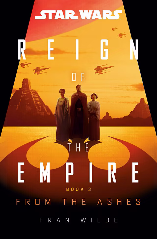 Orange and black cover for Star Wars: From the Ashes by Fran Wilde
