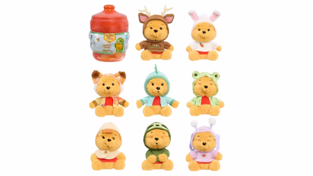 Woodland Hunnys Winnie the Pooh capsule plush collection