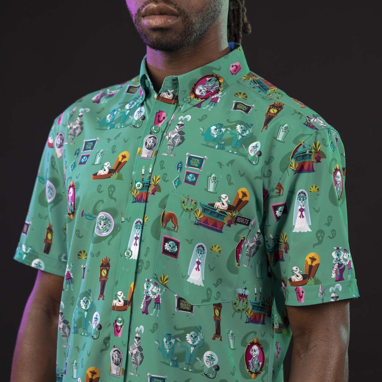 RSVLTS Disney Haunted Mansion After-Life of the Party KUNUFLEX shirt