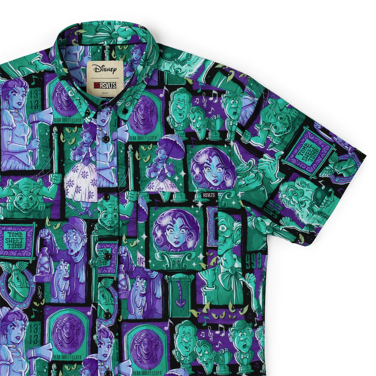 RSVLTS Disney Haunted Mansion Haunted Houseguests KUNUFLEX shirt