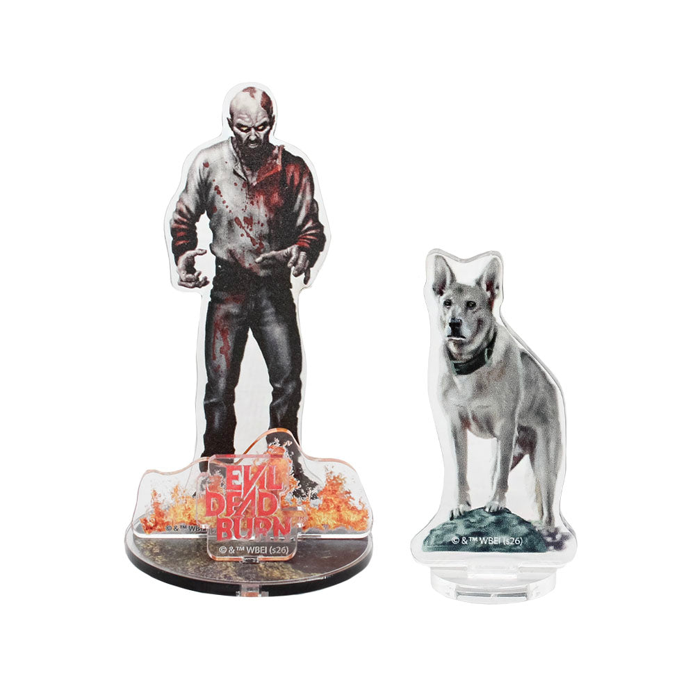 Evil Dead Burn acrylic figure set for the Infernal Carnival display