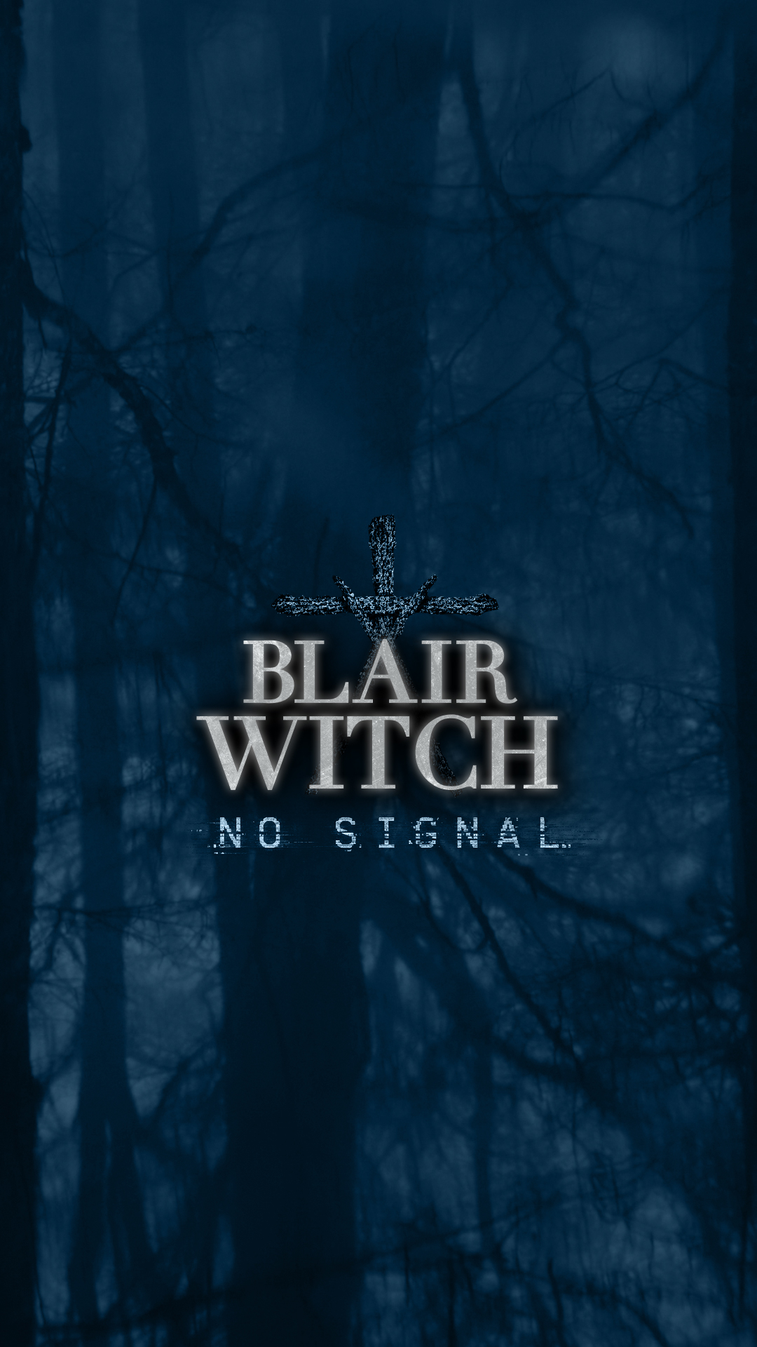 Blair Witch: No Signal key art in a dark forest