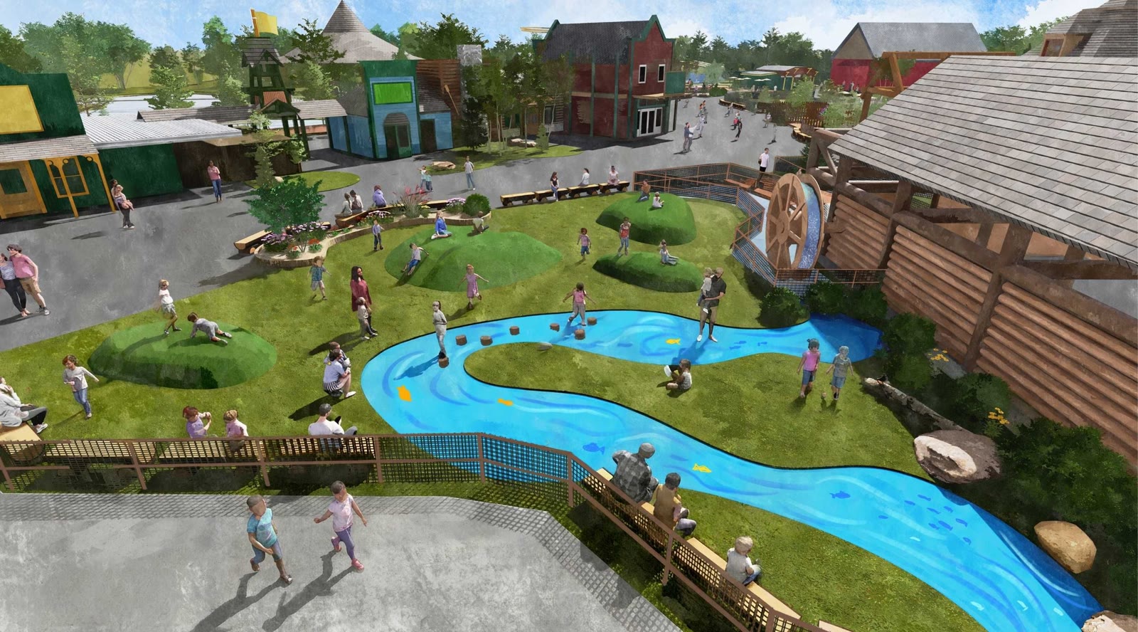 Forest Grove Play Park concept art