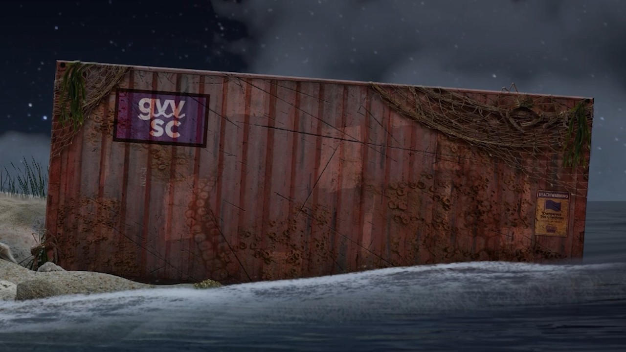 Mysterious shipping container from Six Flags Great Adventure's Project Purple teaser