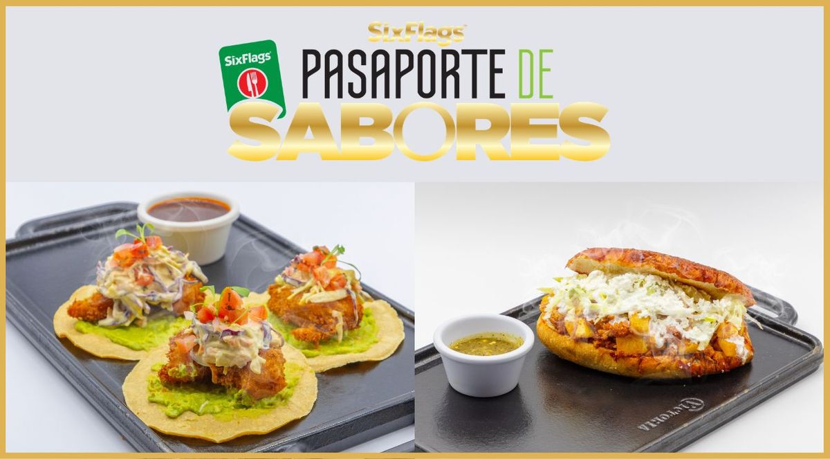 Pasaporte de Sabores food options for Héroes y Villanos Fest