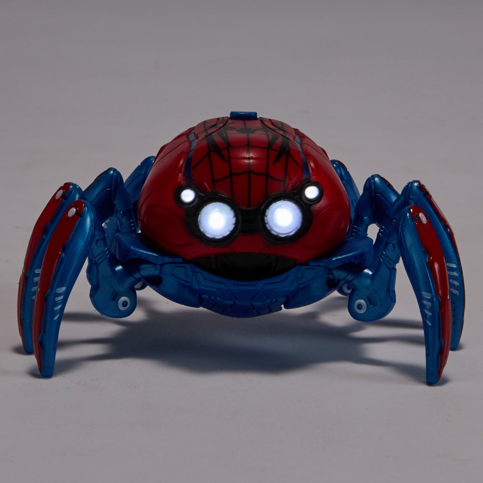 Spider-Man Mini Spider-Bot with its white eyes illuminated