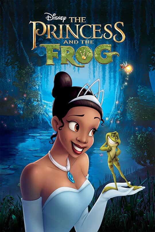 Tiana and Prince Naveen on Disney's The Princess and the Frog poster