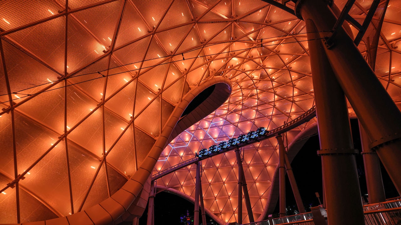 TRON Lightcycle / Run canopy at Magic Kingdom