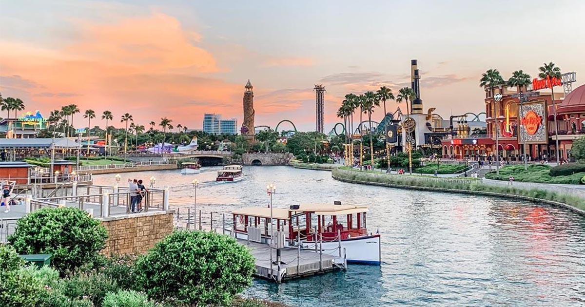 Universal CityWalk entrance at Universal Orlando Resort