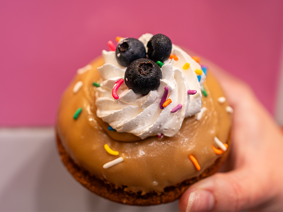 Breakfast for Dad doughnut from Voodoo Doughnut at Universal CityWalk Orlando