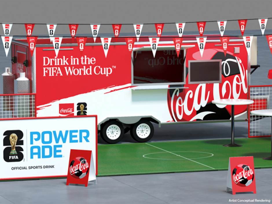 Coca-Cola World Cup Fan Refresh Zone at Universal CityWalk Orlando
