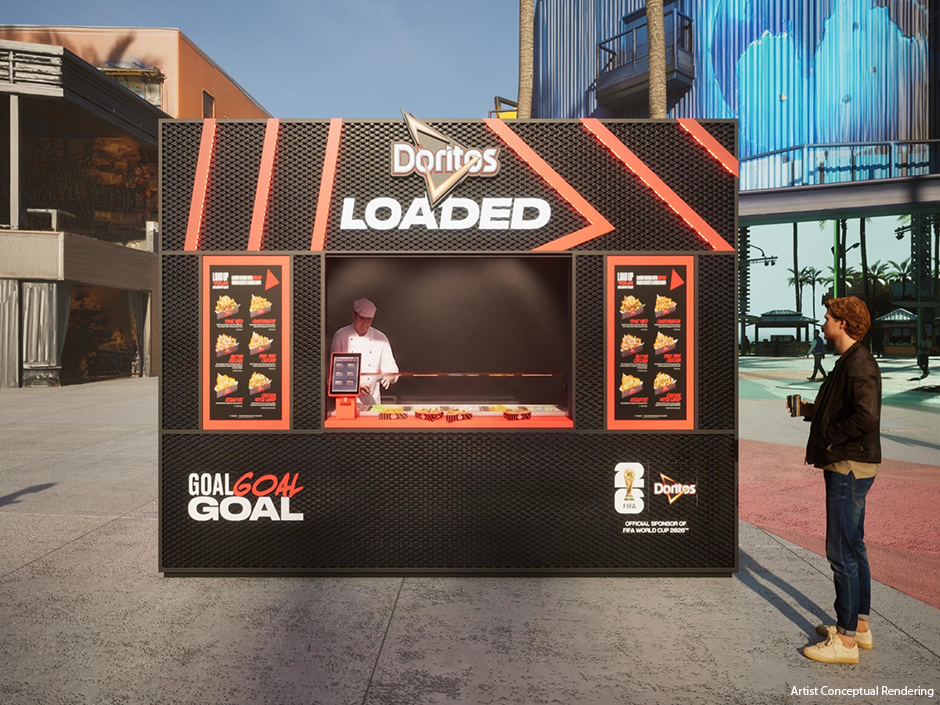 Doritos Loaded Pop-up nachos at Universal CityWalk Orlando