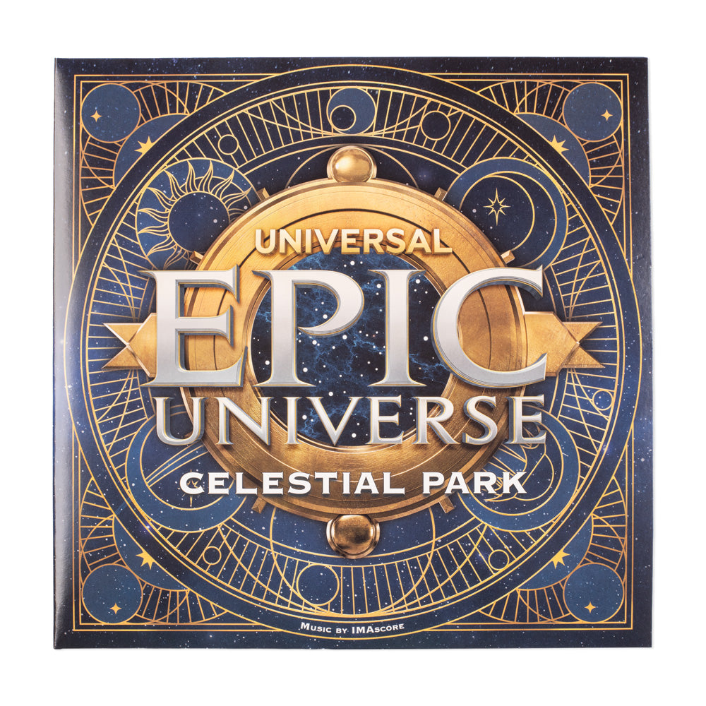 Universal Epic Universe Celestial Park vinyl record from Shop Universal