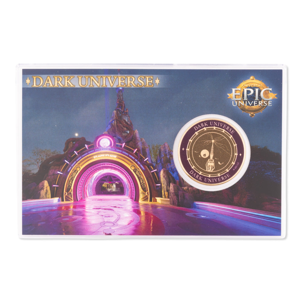 Universal Epic Universe Epic Anniversary Dark Universe portal coin from Shop Universal
