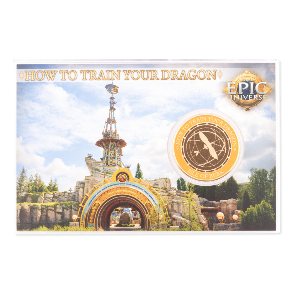 Universal Epic Universe Epic Anniversary How to Train Your Dragon portal coin from Shop Universal