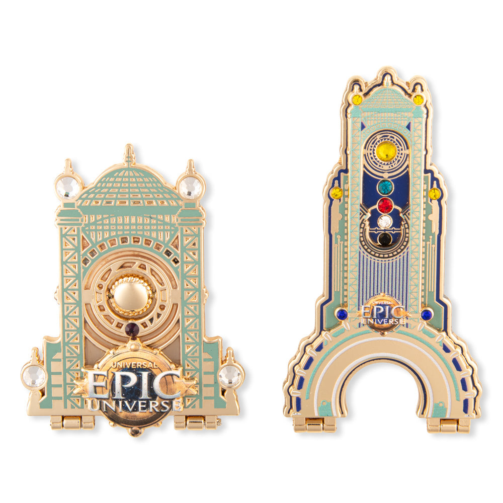 Universal Epic Universe Epic Anniversary Landmarks 2-Piece Pin Set from Shop Universal