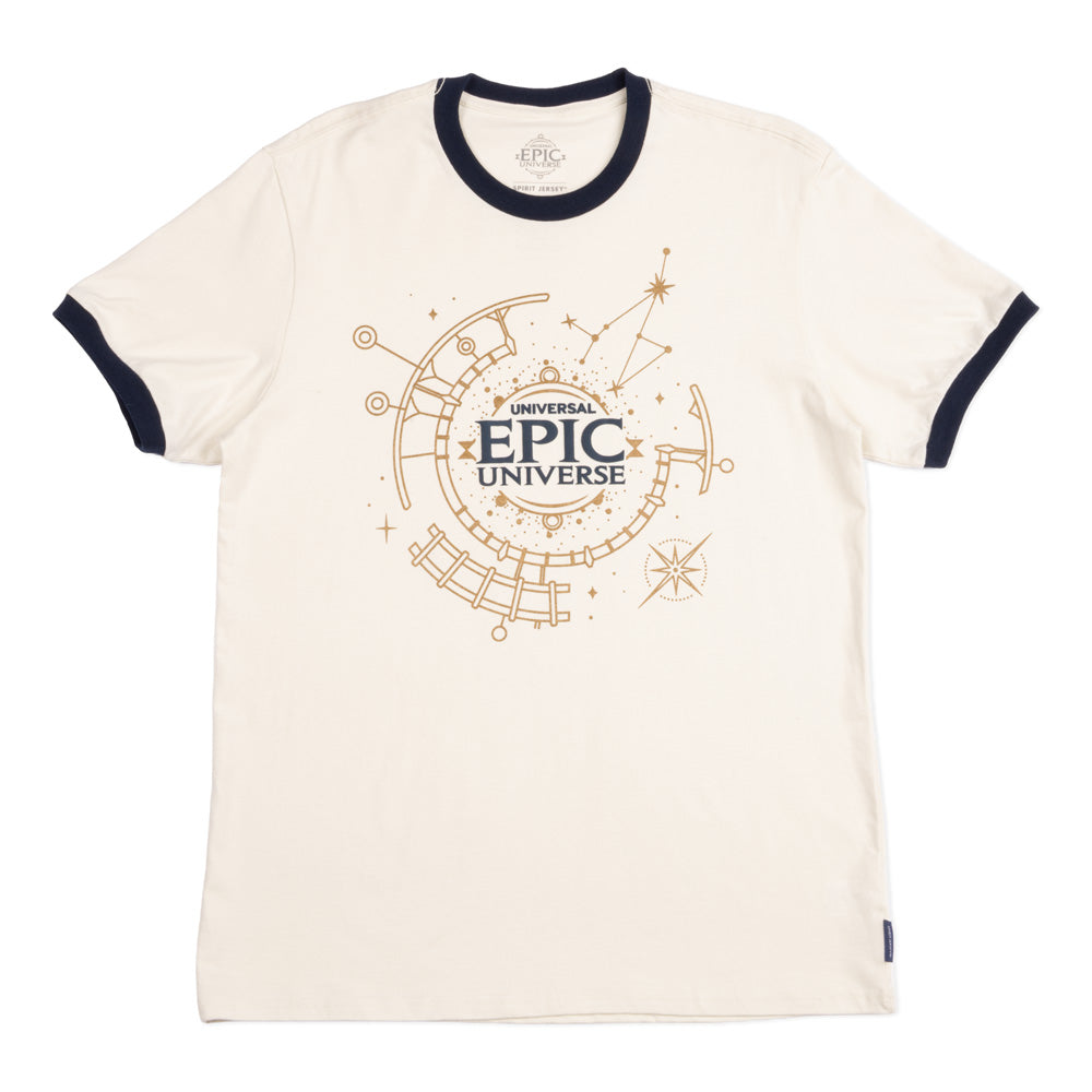 Universal Epic Universe Epic Anniversary Ringer T-Shirt from Shop Universal