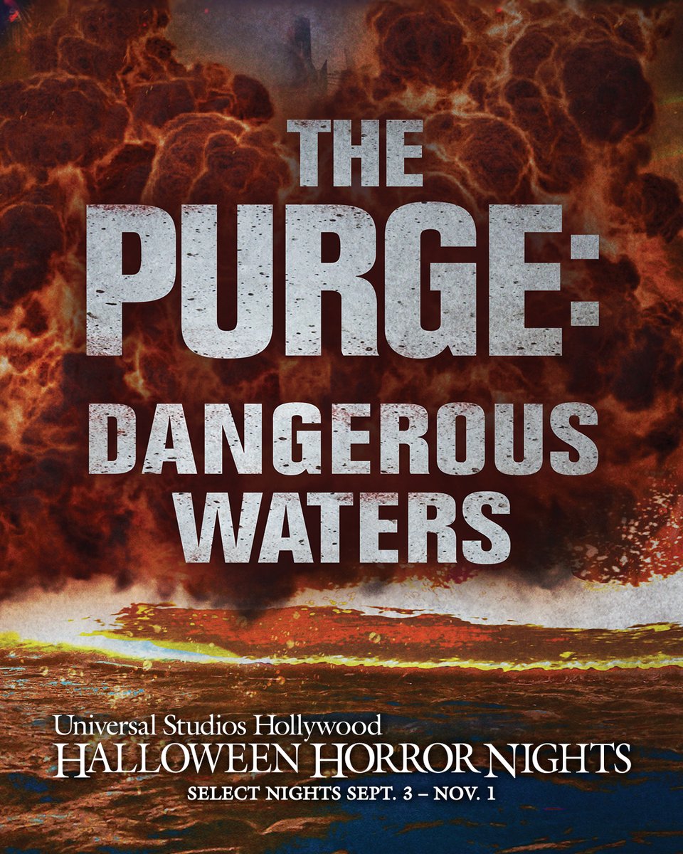 The Purge: Dangerous Waters artwork for Universal Studios Hollywood
