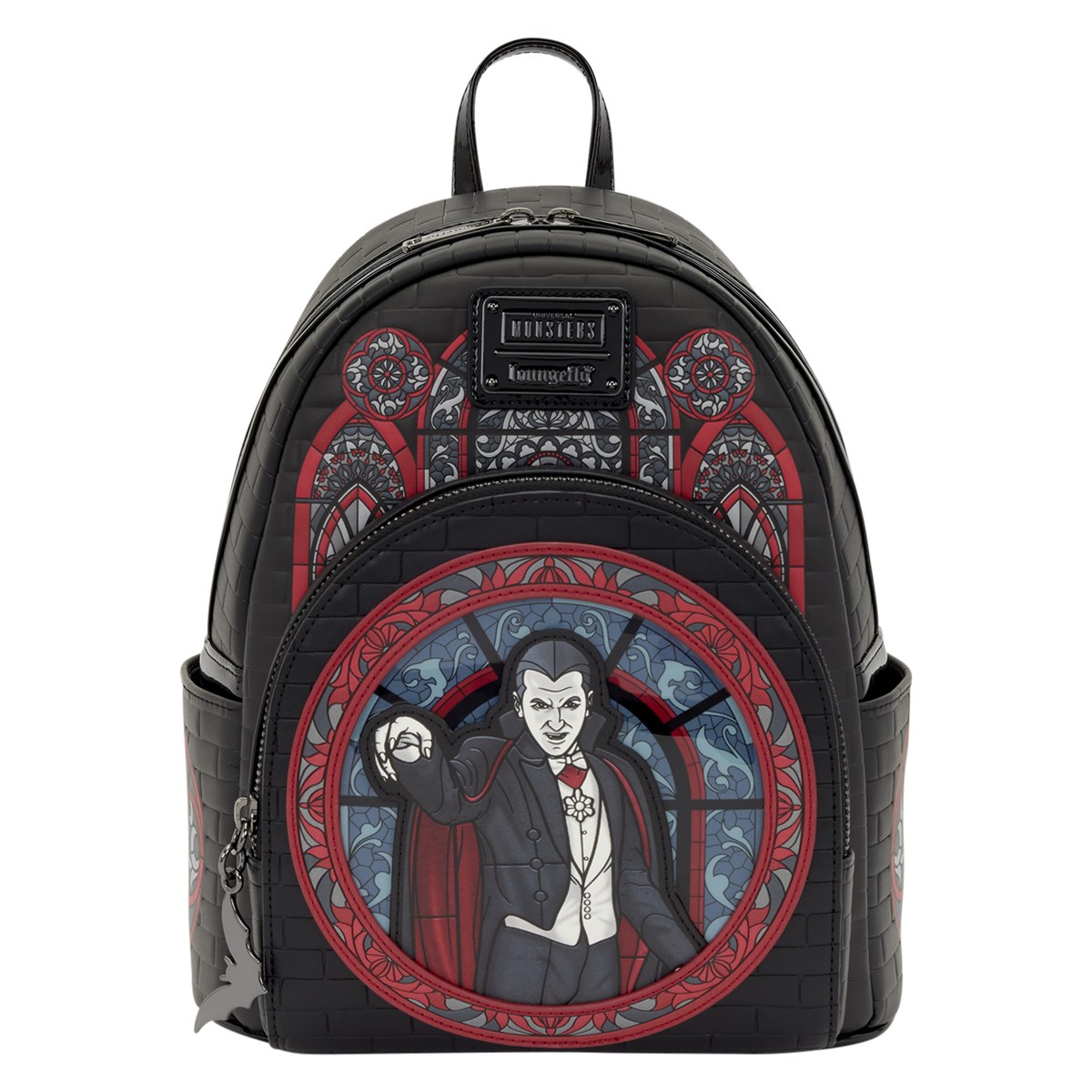 Universal Monsters Dracula stained-glass mini backpack