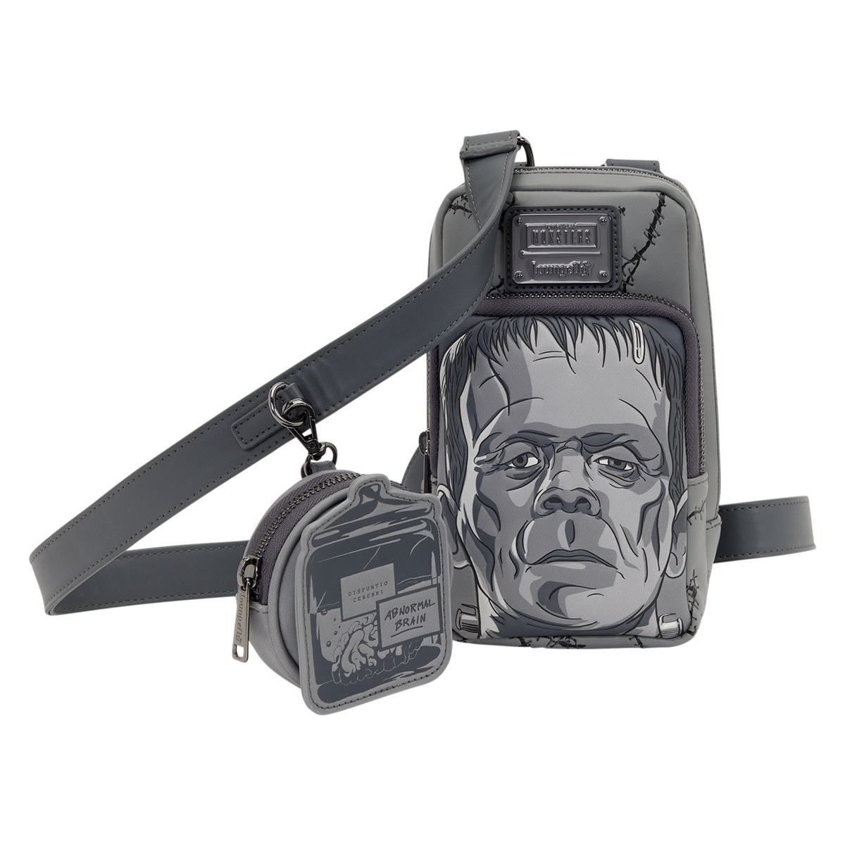 Brain-jar coin bag included with the Frankenstein crossbody
