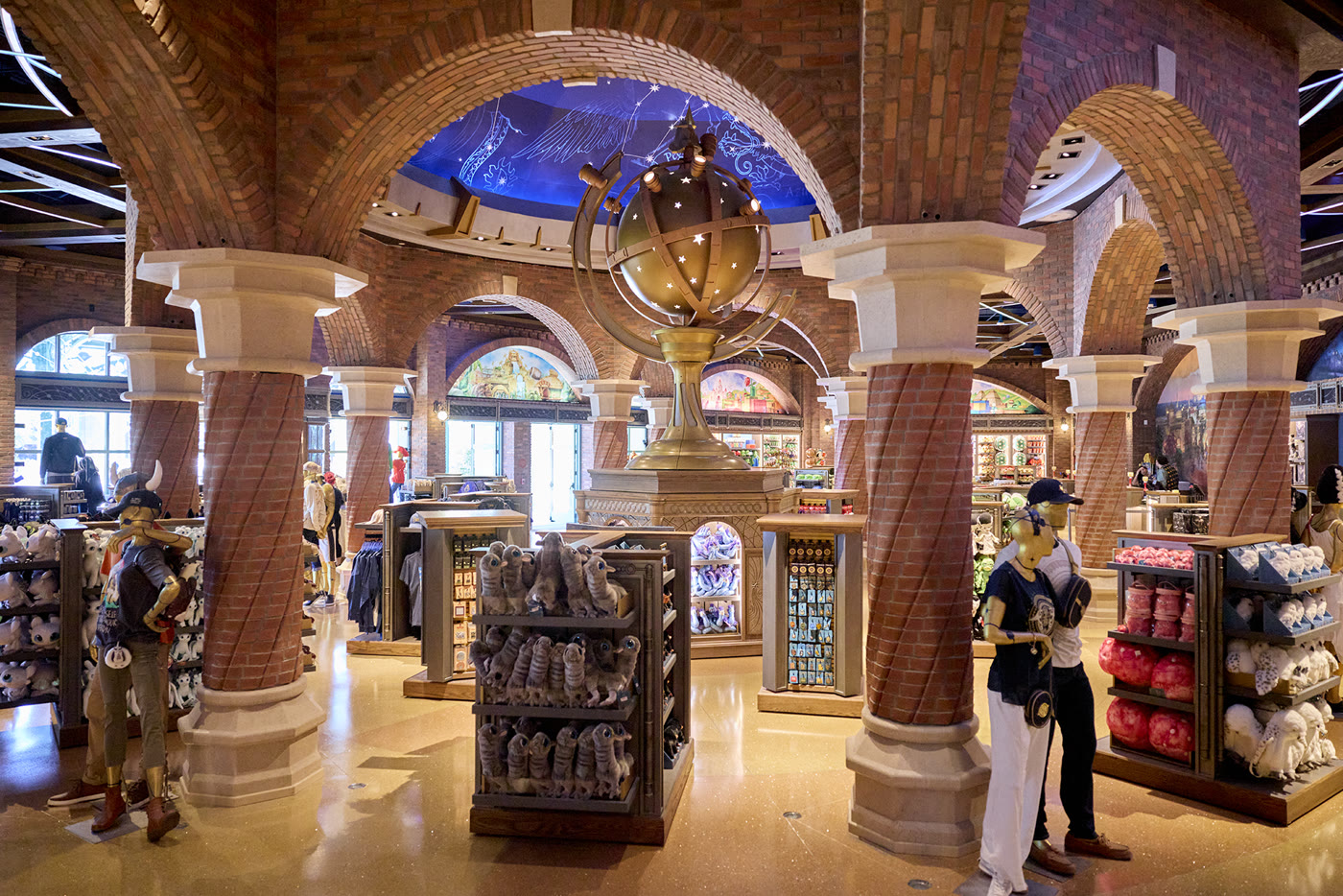 Interior merchandise space in Celestial Park at Universal Epic Universe