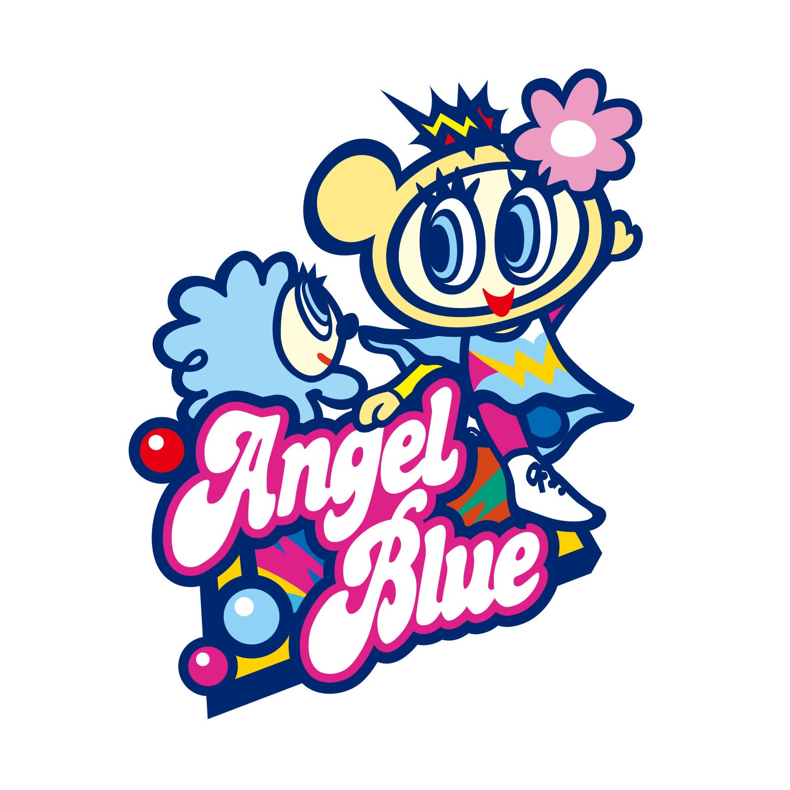 Angel Blue character art inspired by Universal Studios Japan