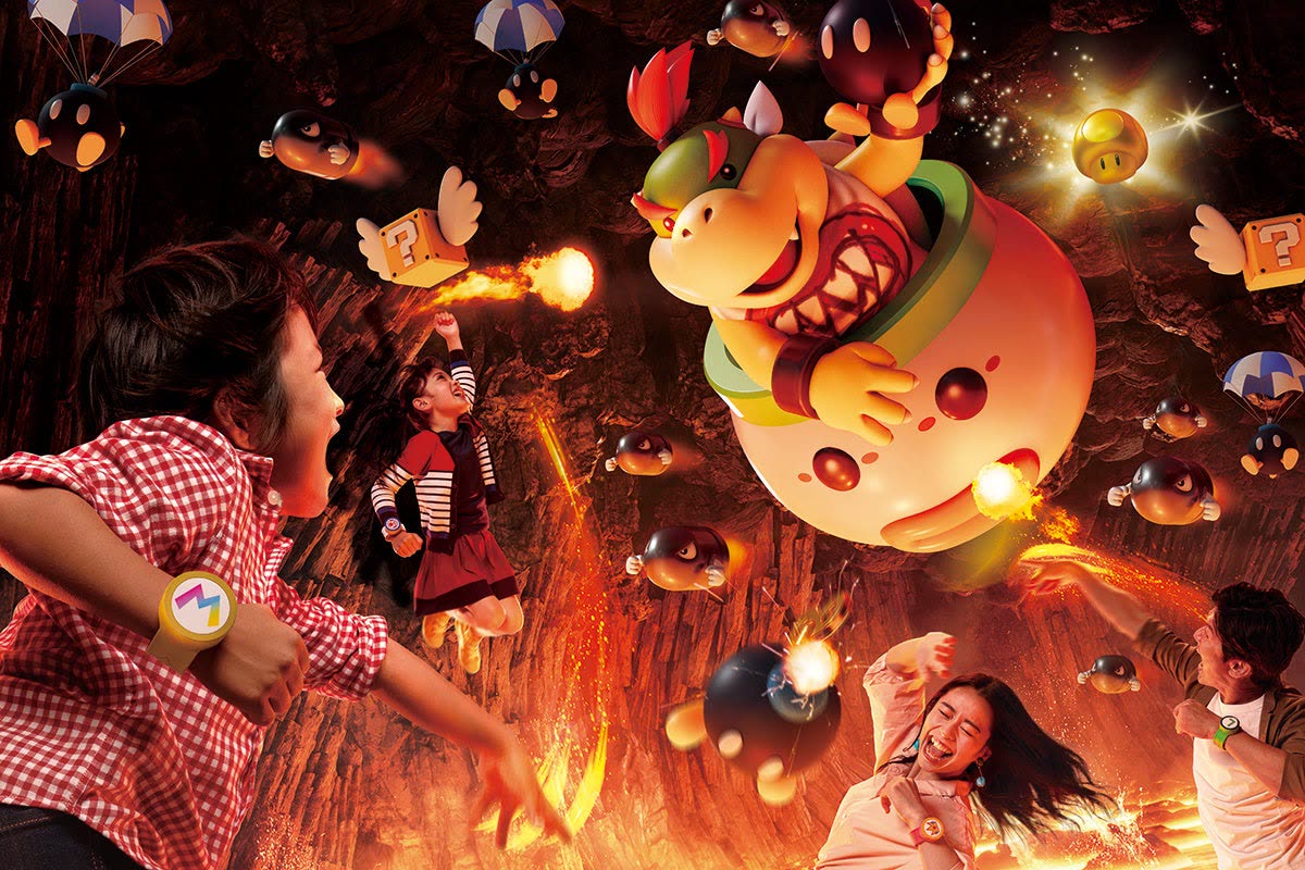 Universal Studios Japan Halloween character art with seasonal decorations