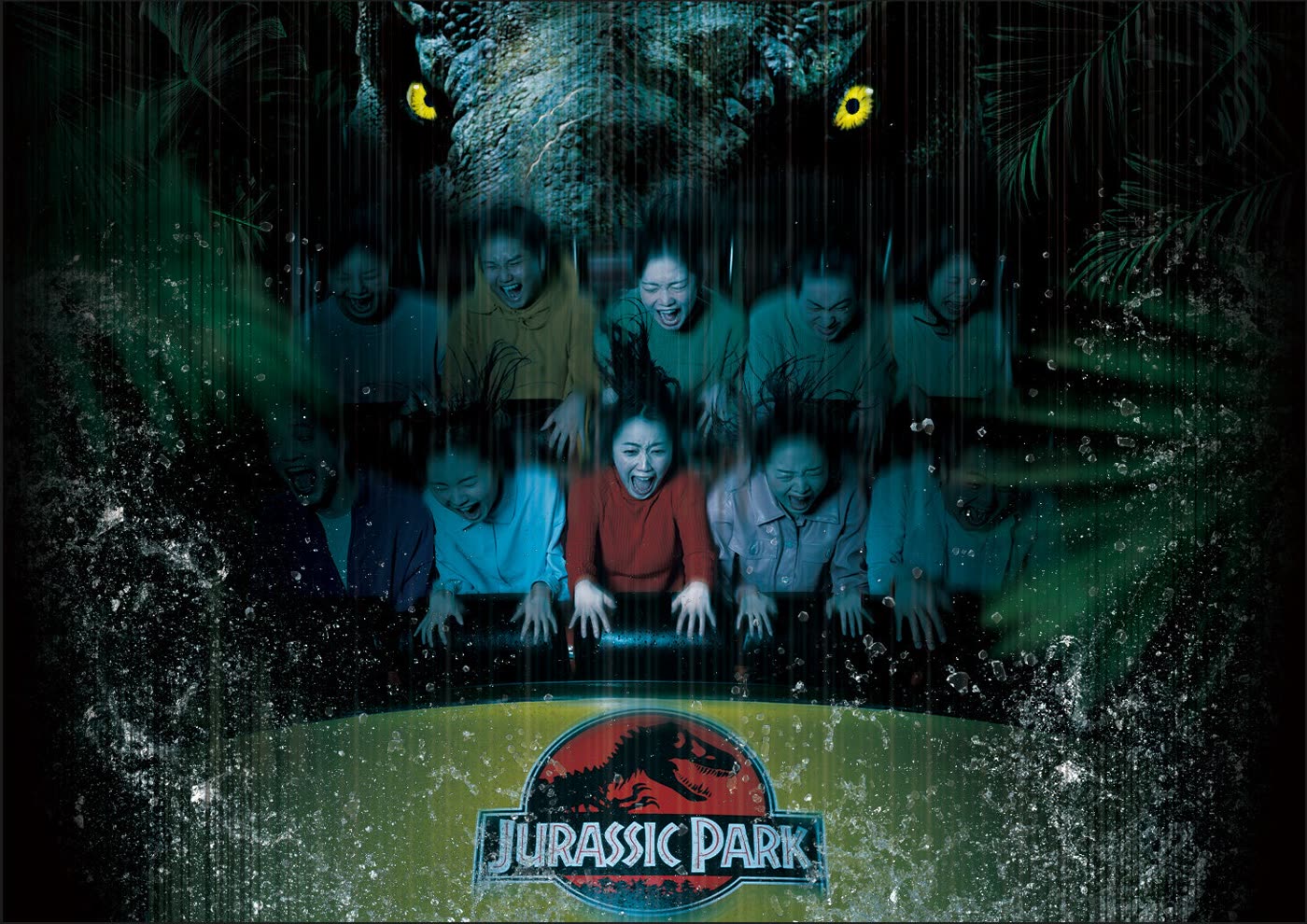 Jurassic Park in the Dark artwork for Universal Studios Japan 2026 autumn events