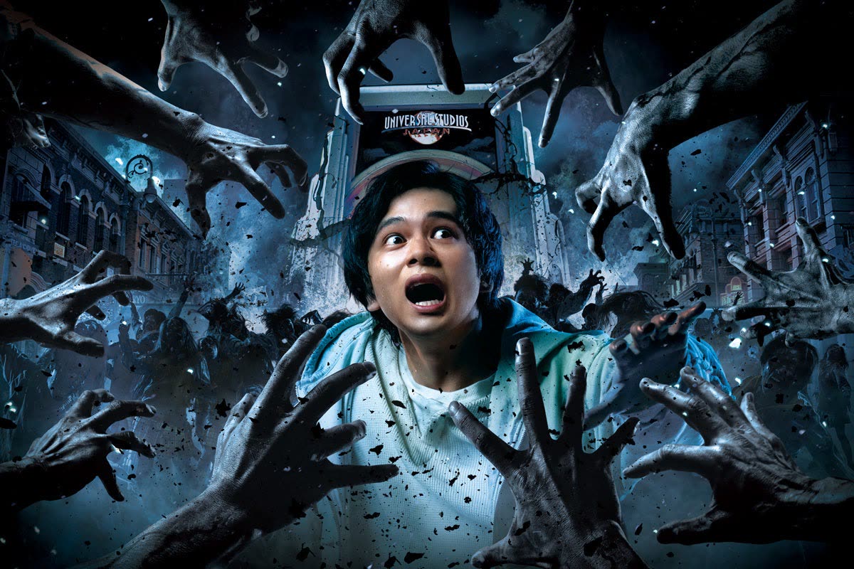 Biohazard Requiem The Dive artwork for Universal Studios Japan Halloween Horror Nights 2026