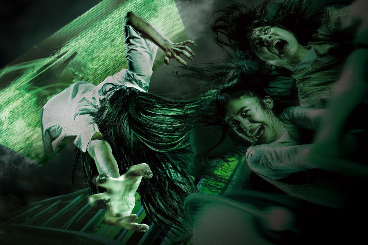 Sadako dark ride artwork for Universal Studios Japan Halloween Horror Nights 2026