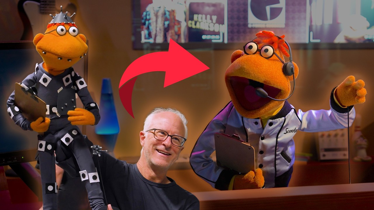 Scooter in Walt Disney Imagineering's video about Rock 'n' Roller Coaster Starring The Muppets