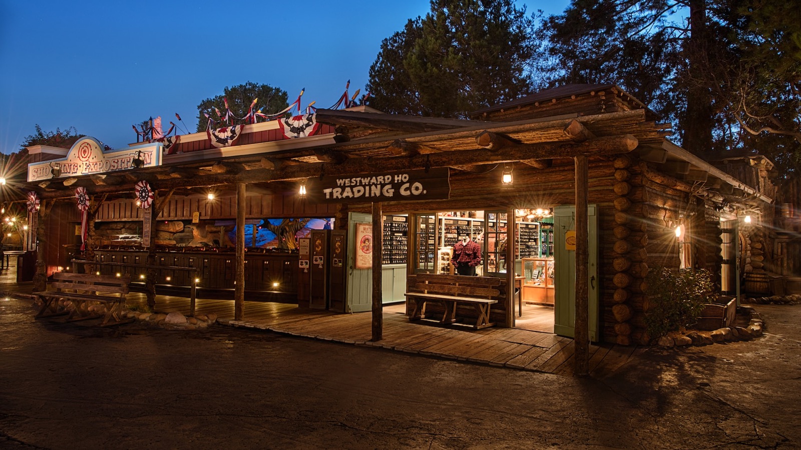 File photo of Westward Ho Trading Company in Frontierland at Disneyland.