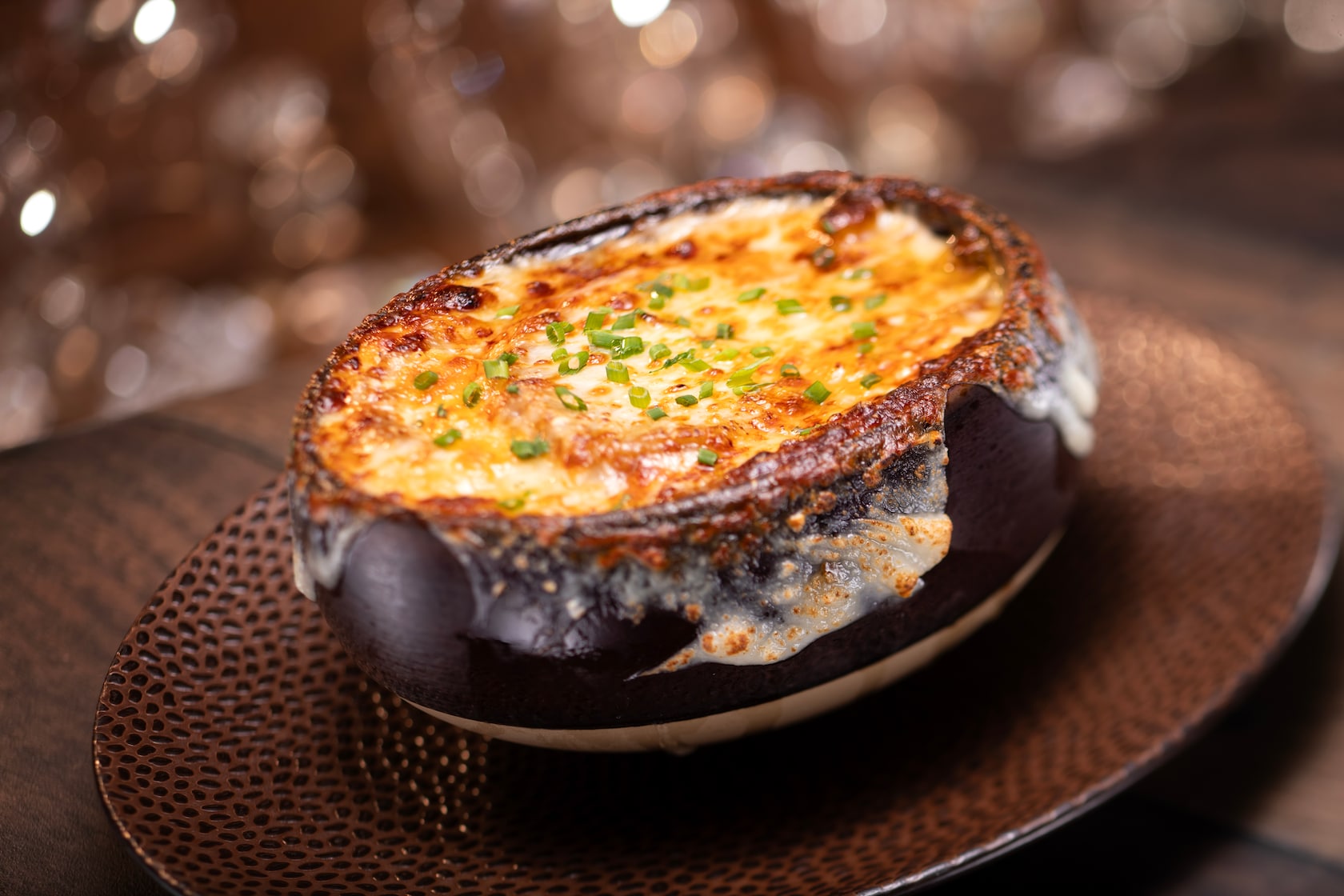 French onion soup at Yachtsman Steakhouse